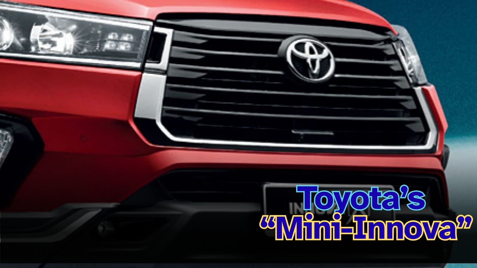 Toyota’s Possible Rs 17 Lakh “Mini-Innova”: What We Know So Far