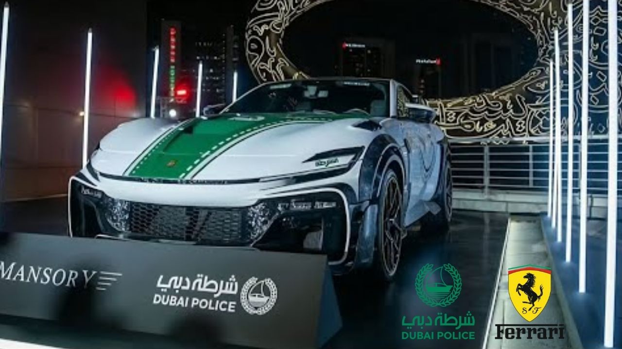 Dubai Police Adds 745 HP Mansory Ferrari Purosangue To Its Supercar Patrol Fleet